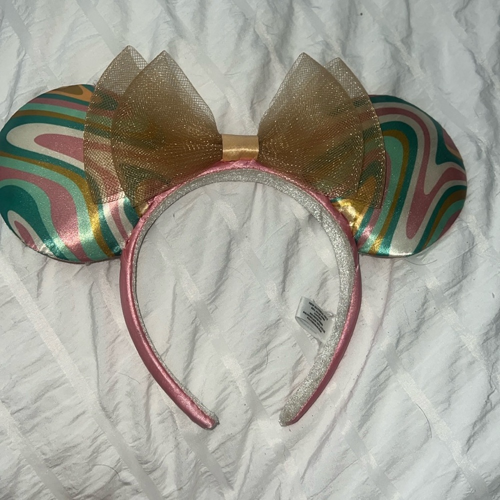 Minnie Mouse Ears - 70s Disco Swirl